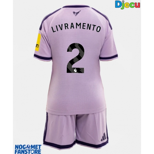 Newcastle United Tino Livramento #2 Rezervni Dres za djecu 2026-27 Kratak Rukav (+ Kratke hlače)